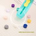 Cute Pencil Eraser Comes With Silicone Swipe Kawaii Design Push-Pull Eraser Correction Tool Stationery. 