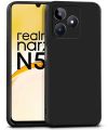 Realme C51/C53 Soft Silicone Back Cover Rock Case – Black. 