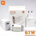 Original Xiaomi 67W Super Fast Charger for Xiaomi 12, 12X, 12 Lite 5G, Mi 11 Ultra, Mi 10 Pro, Poco X4 Pro 5G, Redmi Note 11/11E Pro (4G/5G) Fast Charger with Type-C Cable. 