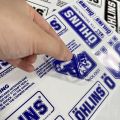ohlins shock absorber sticker for motorcycle decals vinyl waterproof logo transparent transfer stickers. 