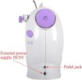 Electric Mini Sewing Machine with Extension Table Foot Pedal & Sewing Accessories, Simple and Fully Automatic for Beginners DIY Crafting. 