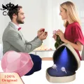 Carat Ring Box with Led Light Led Heart Shaped Ring Box Perfect for Proposal Wedding Compact Ring Box. 