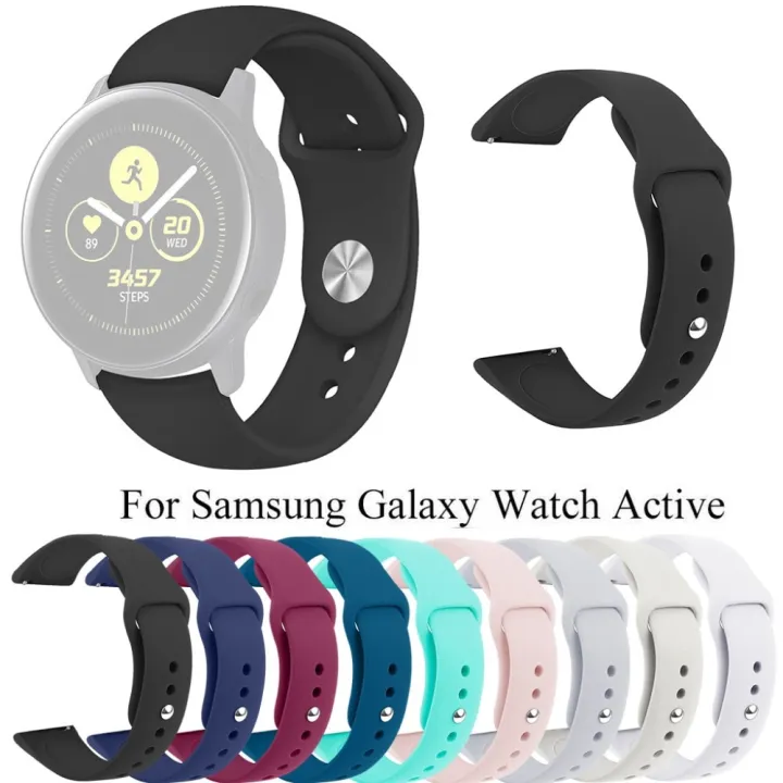 20mm%20Silicone%20Watch%20Band%20for%20Samsung%20Galaxy%20Watch%20Active%202%2040mm%2044mm%20Strap%20-%20Image%204