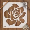 1PC Classic Rose flower Shaped Reusable Stencil Airbrush Painting Art DIY Home Decor Scrap booking Album Crafts. 
