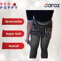 Red Poppy Pack Of 2 Lycra Tights More Stretchable Leggings for Women. 