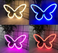 Butterfly Neon Sign for Wall , Neon sign for girls with high quality Neon , With thick Acrylic support , with long lasting LIfe ,  Perfect Gift, Home Decor, Kids Room, Party, Café Night. 