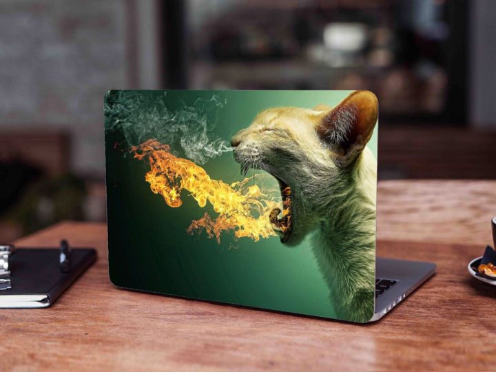 Cat%20Fire%20Laptop%20Skin%20Vinyl%20Stickers%20Decal,12%2013%2014%2015%2015.6%20inches%20Notebook%20Laptop%20Skin%20Sticker%20for%20all%20Laptops%20-%20Image%204
