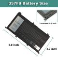 New Laptop 9 Cell Notebook Battery For Inspiron 5576 P/N 357F9. 