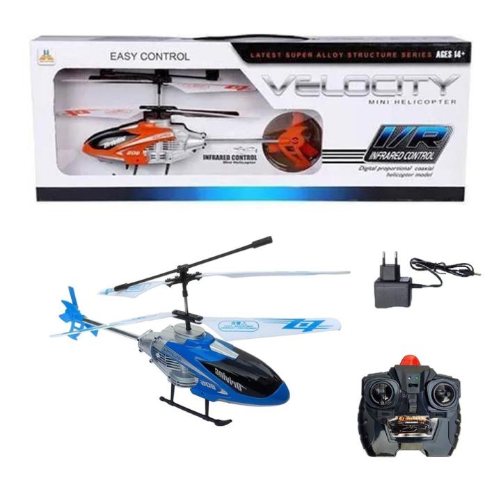 Velocity%20Mini%20Helicopter%20Infrared%20Remote%20Control%20Toy%20Remote%20Control%20&%20Rechargeable%20Helicopter%20with%20IR%20-%20Image%202