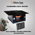 Glam Gas Range Hood | Smoke-up 12 Range Hood. 