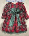 Baby Toddler Clothes Girl Christmas Outfit Baby Clothing Christmas Dress Bowknot Plaid Long Sleeve Princess Dresses Autumn Winter Newborn Toddler Baby Gift for 3-4 years Gril. 