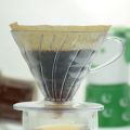 HAOEN 100Pcs Coffee Filters Disposable Cone Paper Coffee Filter Natural Unbleached Filter 4-6 Cup for Pour Over Coffee Makers. 