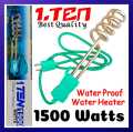 Electric Water Heating Rod Portable Electric Water Heater Electric Water Immersion Rod 1500 Watts. 