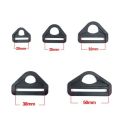 10pcs High Quality Plastic D-Ring Loop Insert Buckle 20/25/32/38/50mm Black Backpack Straps Webbing Buckle D-buckles Luggage Accessories. 