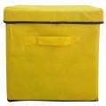 Cube Toys Clothes Storage Basket with Lid Square Bins Cloth Organizer Storage Baskets. 