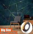 40 Meter Wall Sticker Gold  Foil Line Peel DIY Home and Wall decor. 