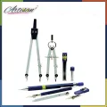 Artisan - Technical Drawing Compass Set with All Accessories Drawing Compass Set, Circle Drawing Tool, Compass Drawing Tool with Large Extension Beam, Suitable for Drafting, Engineering and Architecture. 