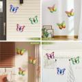 Metal Butterfly Wall Decor 7 Colors Butterflies Sculpture Iron Indoor Outdoor Hanging Wall Art for Garden Yard Fence Home Gift. 