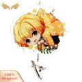 SuperRide Keyring Japanese Anime Design Decorative Acrylic Demon Slayer Key Chain for Key. 