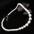 Newest Women Wedding Party Jewerly Set Simple Elegant luxury Crystal Simulated Pearl Necklace Earrings Jewelry Sets 3T040. 