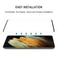 For Samsung Galaxy S21 Ultra 5G 3D Curved Edge Full Screen Tempered Glass Film(Black). 