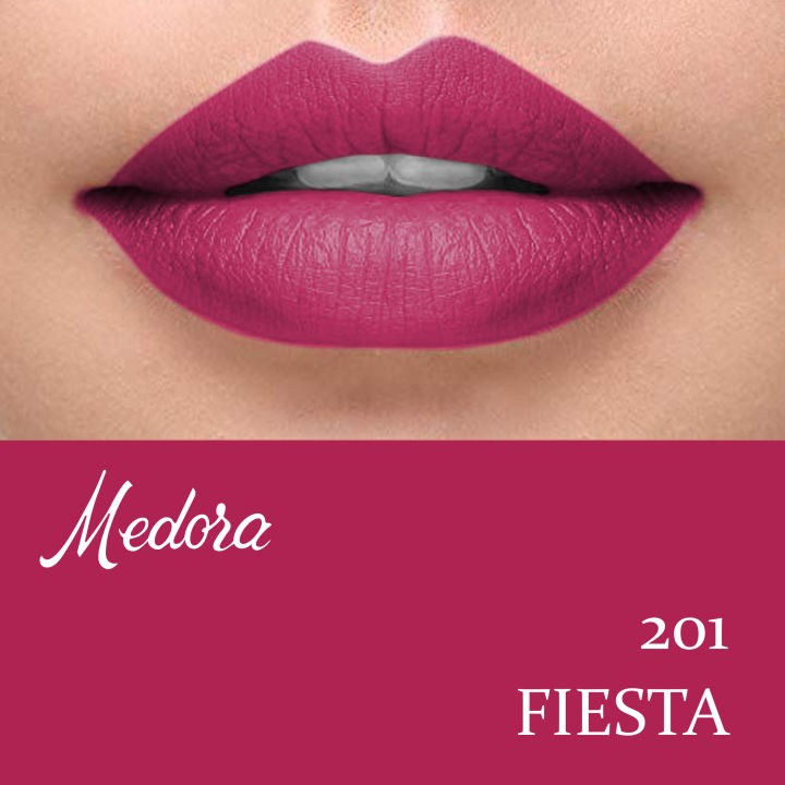 MEDORA%20Matte%20Lipstick-%20201%20FIESTA%20-%20Image%206