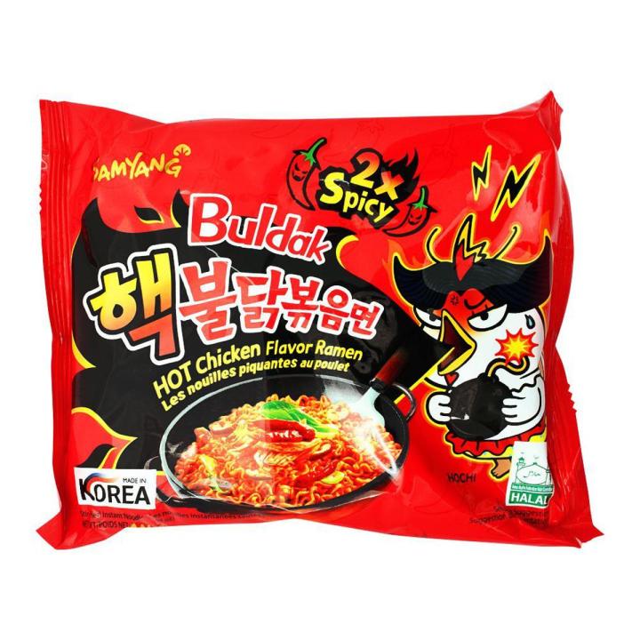 2X Spicy Hot Chicken Flavor Ramen Noodle 140gm