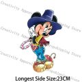 Mickey Minnie Mouse Tinkerbell Patches for Clothing Heat Transfer Patch Clothes Disney Stickers DIY T-Shirt Hoodies Accessory. 