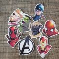 10 Pcs Marvel Avengers End Game Characters Stickers Pack for Laptop and Phone DIY Stickers - JangoMango Store. 