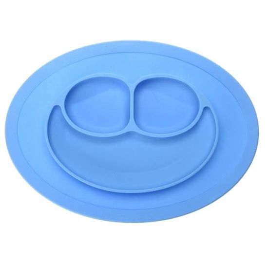 Useful Kids One Piece Silicone Placemat Plate Dish Food Tray Table Mat ...