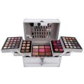 Professional Makeup Kit Set with Eyeshadow Palette, Lip Gloss, Lipstick, Concealer, Brushes. 