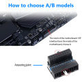 Motherboard Header Compact USB3.0 19/20 Pin 90 Degree Angled Lossless Connector. 