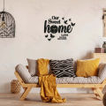 Wall Clocks, Butterflies & Sweet Home 3D Wooden Watch DIY Design Decoration, Best for Wall Décor, Home Decor Living Room and Offices, Hanging Clock, Modern Watches, Best Gift for Wedding. 