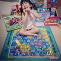 Floor Mat Game Snakes & ladders Game Ludo Snake Ladder Game Fun Multi Player Game Snake Ladder Mat  (800 x 700 MM). 
