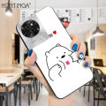 Hontinga for Itel S23 Back Cover Cute Cartoon Anime Bears Case Soft Silicone TPU Phone Cover. 