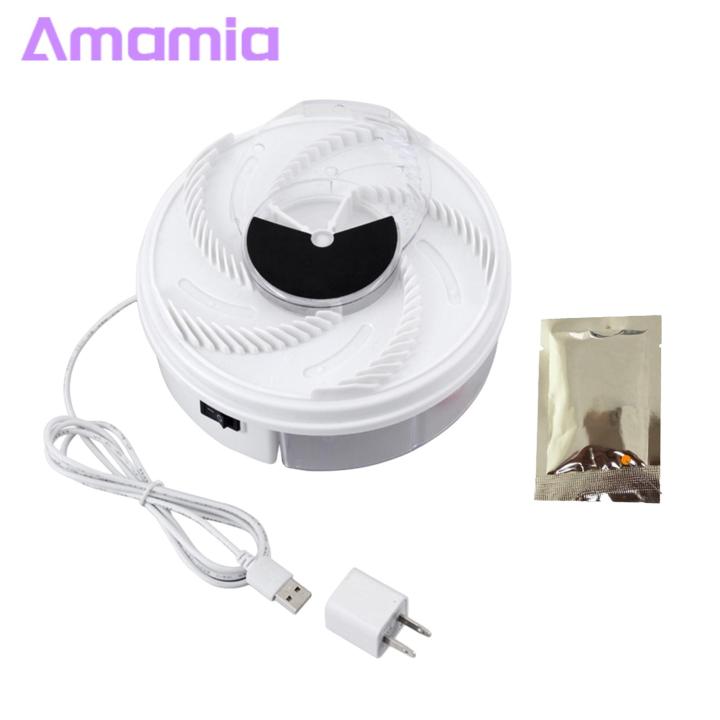 Fly Trap Pest Device Automatic Indoor Mosquito Trap Electric Fly Catcher Low Noise Safe to Use Plug-play Gnat Flying Insect Catcher for Home