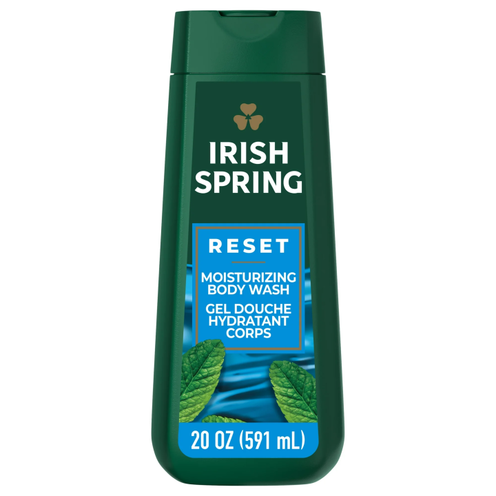 Irish Spring Body Wash, Reset, Cool Menthol & Ocean Breeze Scent 591ml