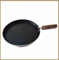 Hot Plate Non stick Tawa 30cm 33cm 36cm Hot Plate tawa Nonstick fry Pan Roti Tava Non-Stick induction Tawa Cookware set Paratha Pan Baking Wooden Handle Long Usage Non Stick Tawa for Chapatti & Dossa Naan Bread 11 inches 12 inches 13 inches. 