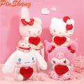 PinShang Sanrio Cartoon Plush Doll Soft Stuffed Cinnamoroll Kuromi Anime Plushie Toys. 