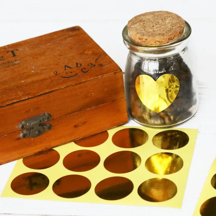 50%20Pcs%20Golden%20Seal%20Sticker%20Round%20Heart%20Paper%20Label%20Adhesive%20Gift%20Seal%20Stickers%20Gift%20Box%20Packing%20Sticker%20Kids%20Stationery%20Stickers%20-%20Image%207