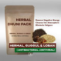 Herbal Dhuni Pack  (Combination of Harmal guggul & Loban) | Antibacterial ,Antiviral, Removes Negative Energy | -  250 Grams. 