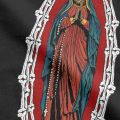 Men's T-Shirt Santa Muerte Cotton Tees Saint Death Goth Mexican Death Muertos Mother Skull T Shirts O Neck Clothing Gift Idea. 