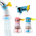 Kitchen New Fan Faucet With Clip 360 Adjustable Flexible Kitchen Faucet Tap Water Filter 360° Rotating Faucet Aerator – Water-Saving Anti-Splash Shower Head Nozzle for Kitchen & Bathroom Sinks, 3-Mode Sprayer with Swivel Head & Tap Adapter,. 