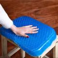 Silicon Gel Cushion Sitter Seat Cushion with Non-Slip Cover Breathable Honeycomb Design Absorbs Pressure. 