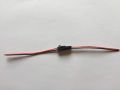 22 AWG JST SM 2 Pin Plug Male and Female Connector Adapter with 100 MM Electrical Cable Wire for LED Light, 5 Pairs. 