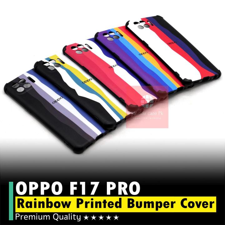 Buy Rainbow Oppo F17 Pro Back Cover at 299 Only Sirphire