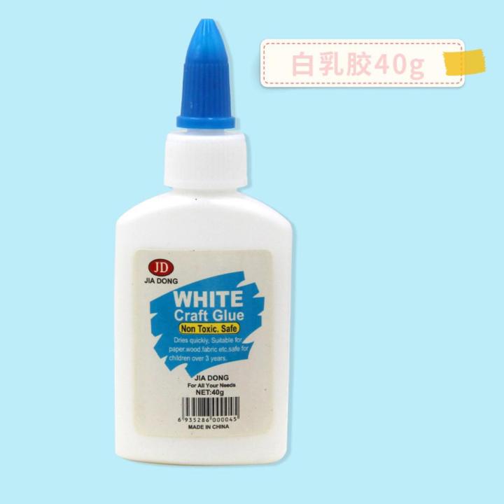 March white latex ultra-light clay color mud 40g handmade DIY parts wood products paper adhesive