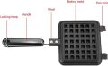 Waffle Maker, Waffle Iron, Household Kitchen Non-Stick Traditional Waffle Maker Pan Mold Baking Tool.. 