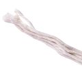 hanging planters for indoor plants-8 PCs Rope plant hanger-White. 