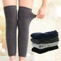 1 Pair Knee Brace Leg Warmer Thermal Winter Sleeves Long Warm Leg Sleeve Wool Pad support. 